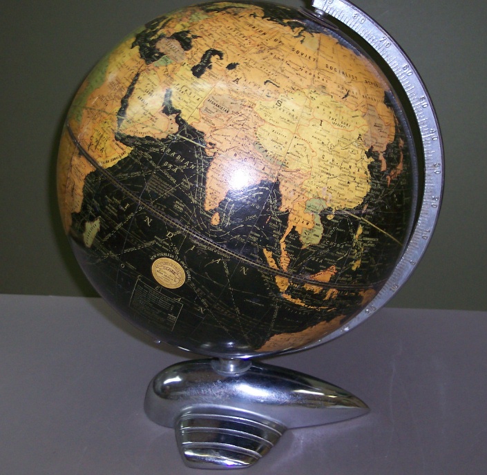 90´s VINTAGE BLACK OCEAN GLOBE USA製 美術品・アンティーク